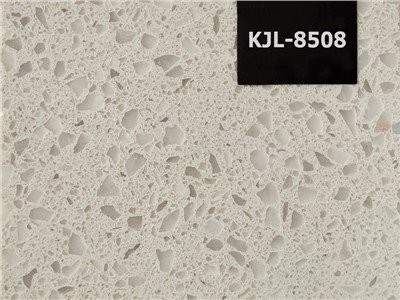 Каменная плита со льдом из белого кварца